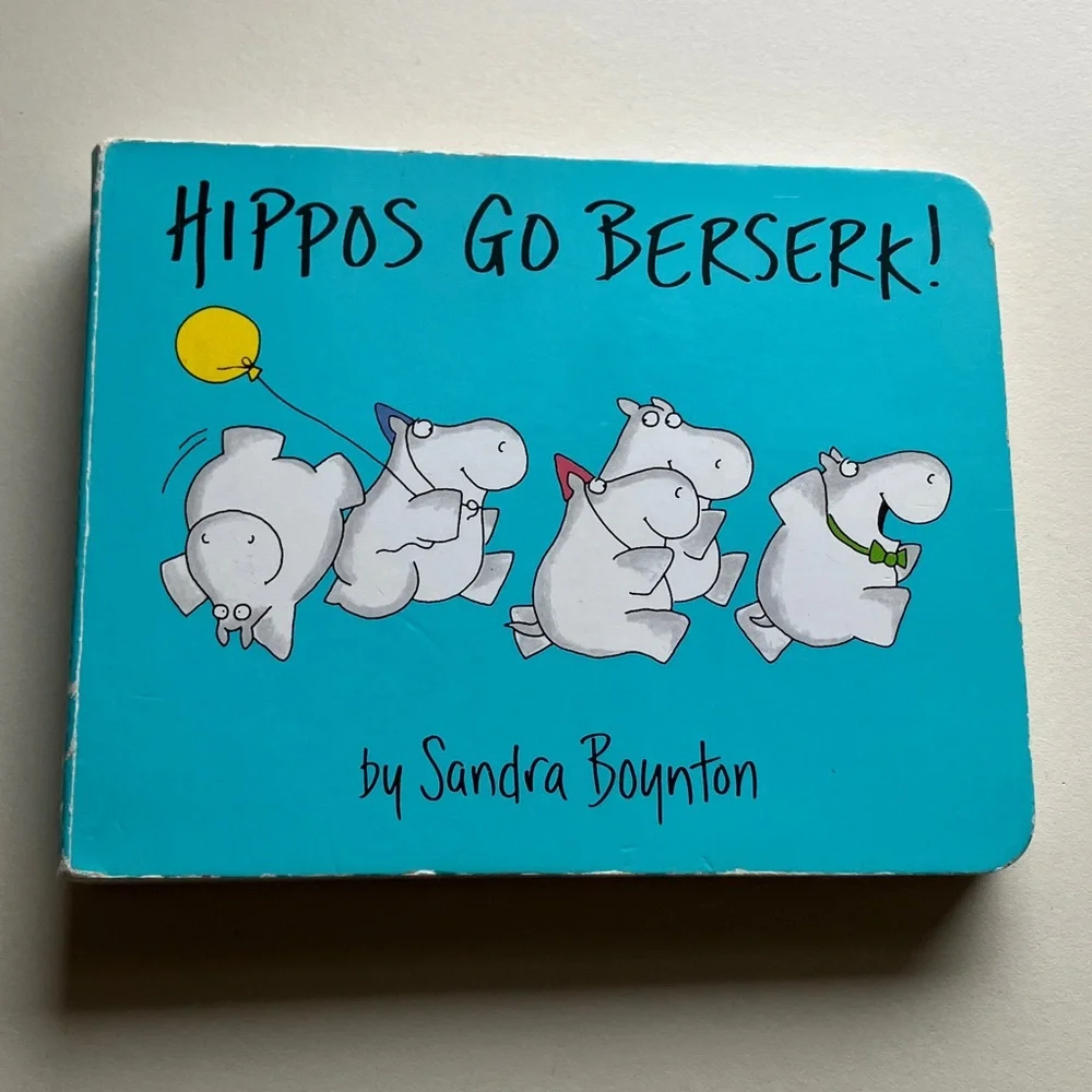🌻Hippos Go Berserk! Board Book